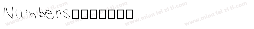 Numbers3字体转换