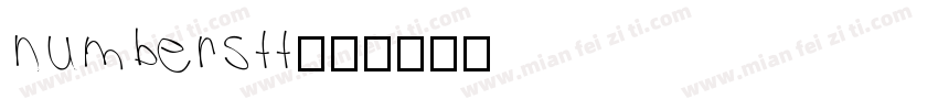 numberstt字体转换