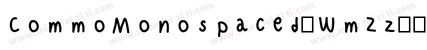 CommoMonospaced-WmZz字体转换