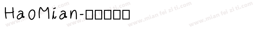 HaoMian字体转换