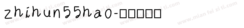 zhihun55hao字体转换