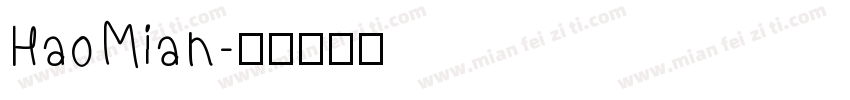 HaoMian字体转换