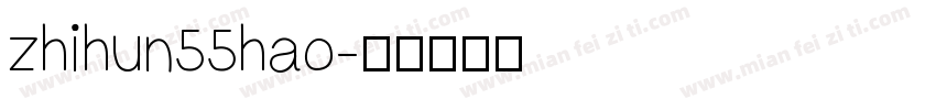 zhihun55hao字体转换