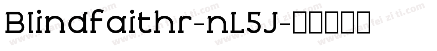 Blindfaithr-nL5J字体转换