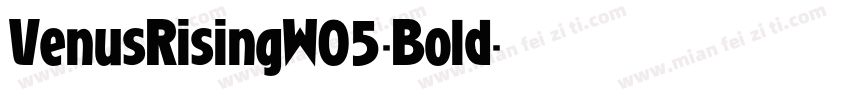 VenusRisingW05-Bold字体转换