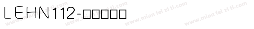 LEHN112字体转换