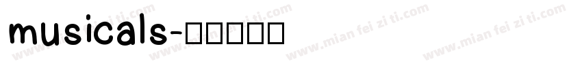 musicals字体转换