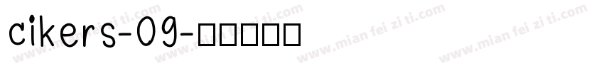 cikers-09字体转换