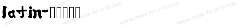 latin字体转换