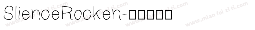 SlienceRocken字体转换