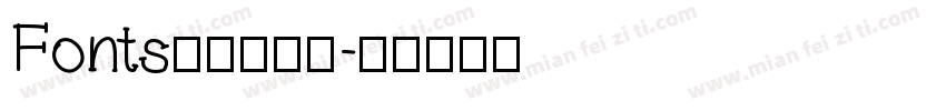 Fonts航天遨游体字体转换