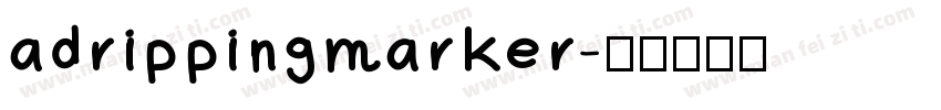 adrippingmarker字体转换
