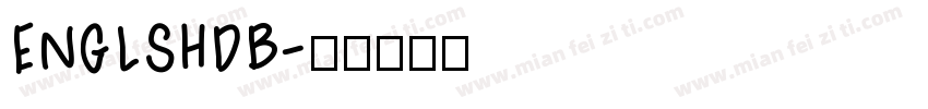 ENGLSHDB字体转换