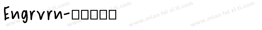 Engrvrn字体转换