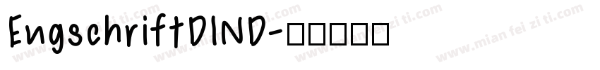 EngschriftDIND字体转换