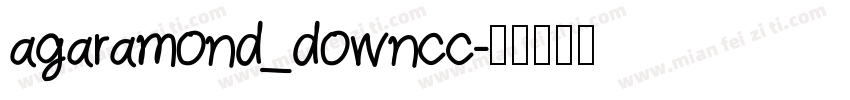 agaramond_downcc字体转换