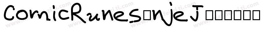 ComicRunes-njeJ字体转换