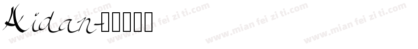Aidan字体转换