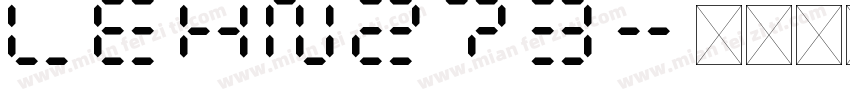 LEHN273字体转换