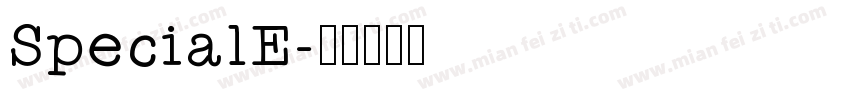 SpecialE字体转换