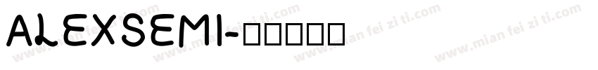 ALEXSEMI字体转换