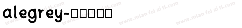 alegrey字体转换