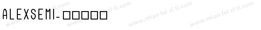 ALEXSEMI字体转换