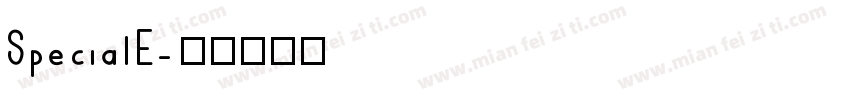 SpecialE字体转换