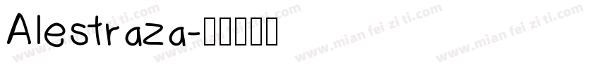 Alestraza字体转换