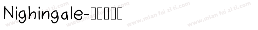 Nighingale字体转换