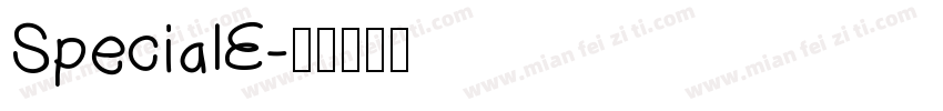 SpecialE字体转换