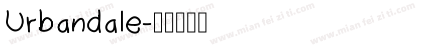 Urbandale字体转换