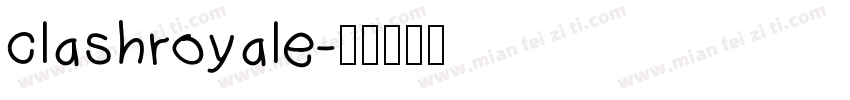 clashroyale字体转换
