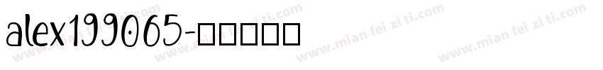 alex199065字体转换