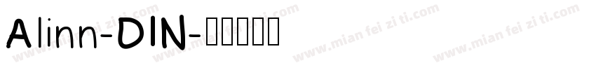 Alinn-DIN字体转换