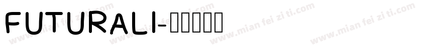 FUTURALI字体转换