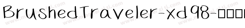 BrushedTraveler-xd98字体转换