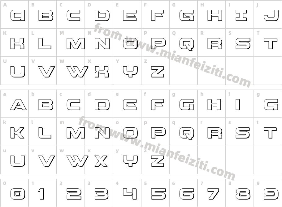 BeamWeapon3D-Ew6W字体字体映射图