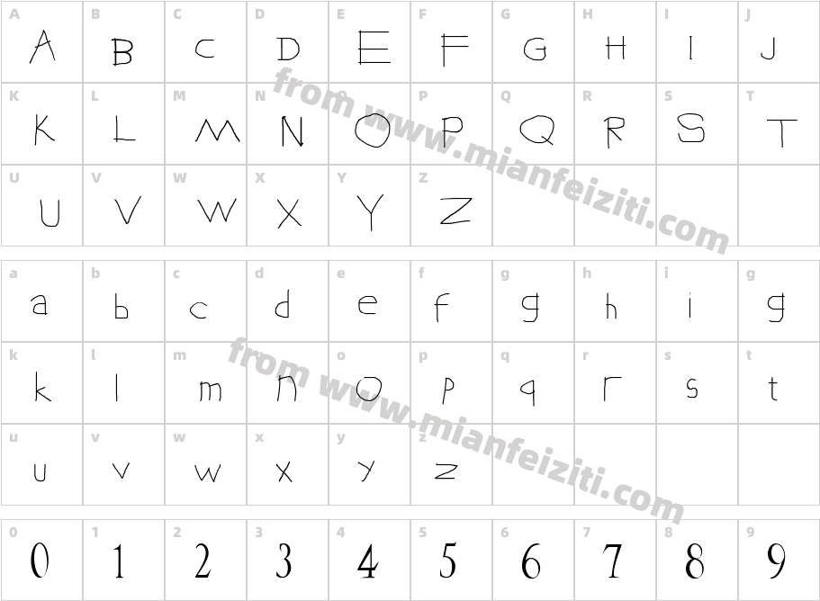 LearnEnglishWithArif-205v字体字体映射图