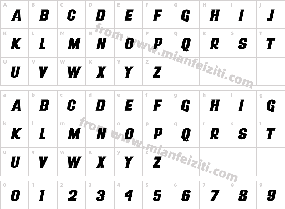 Konstantinopel-4BRPx字体字体映射图