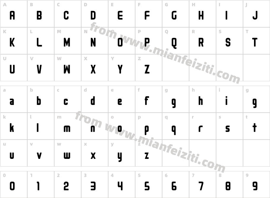 Kalmansk-2字体字体映射图