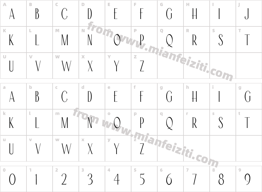 Rosseta-3字体字体映射图