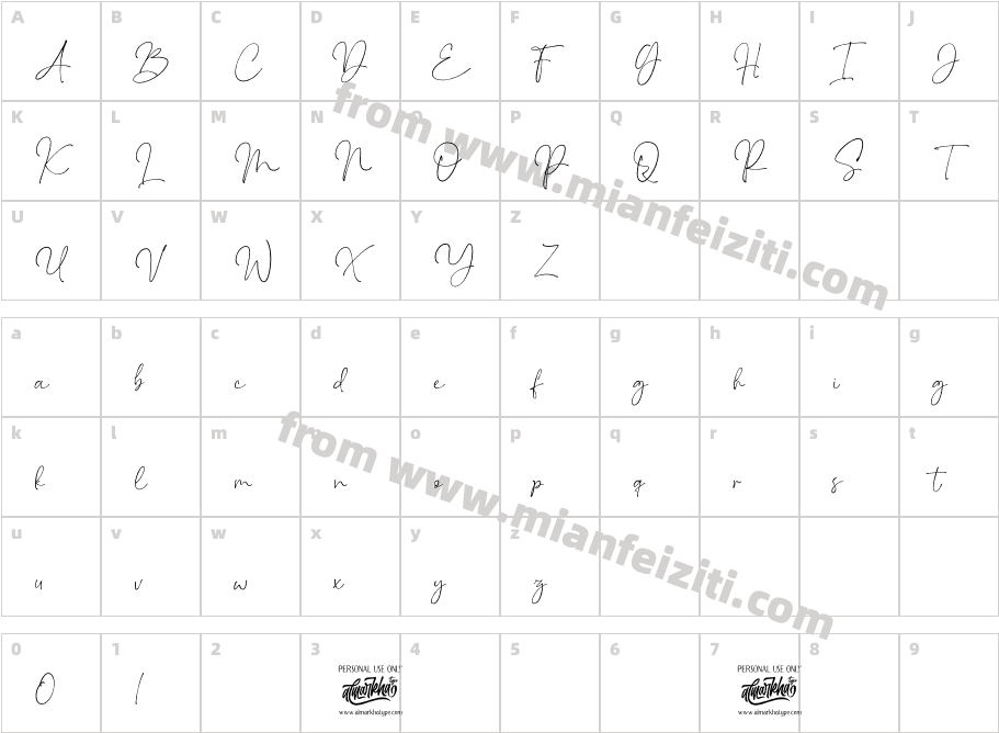 Sindenetta-1GYL2字体字体映射图