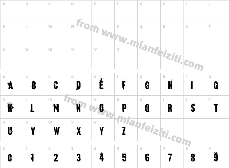 fz-wencang-011字体字体映射图