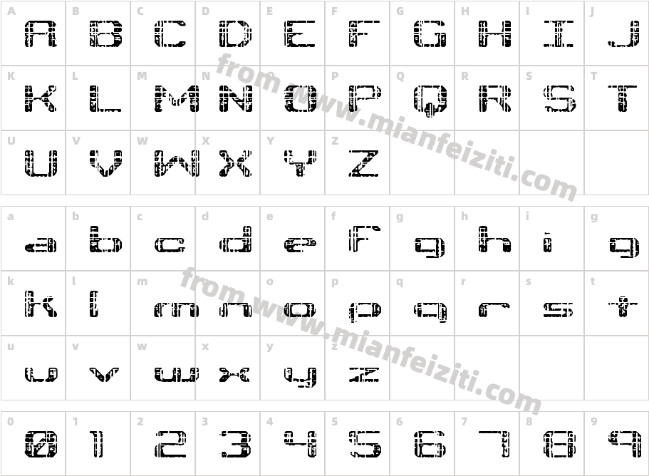 fz-wencang-091字体字体映射图