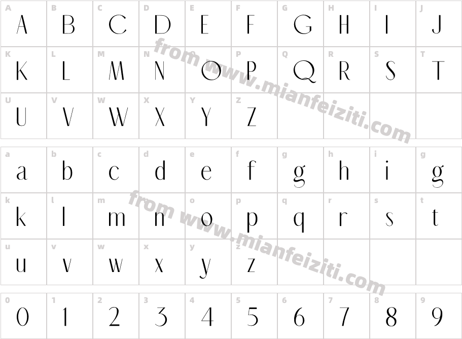 MonDeTresorItalic-axqD9字体字体映射图