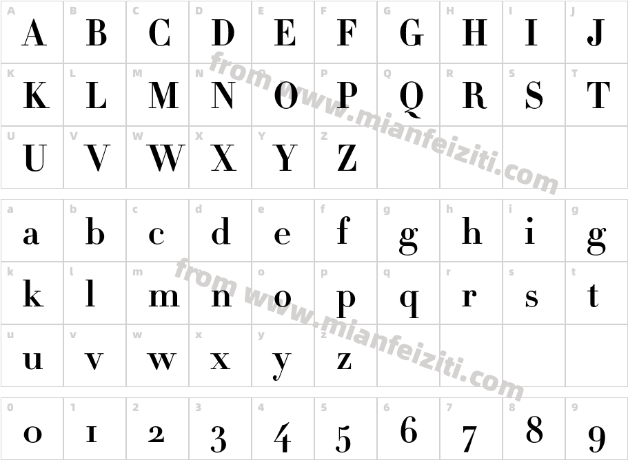 Didot-HTF-B06-Bold_0字体字体映射图