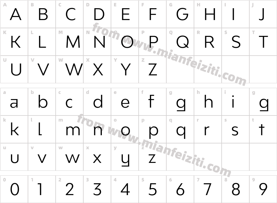 BwModelicaSS02-Regular字体字体映射图