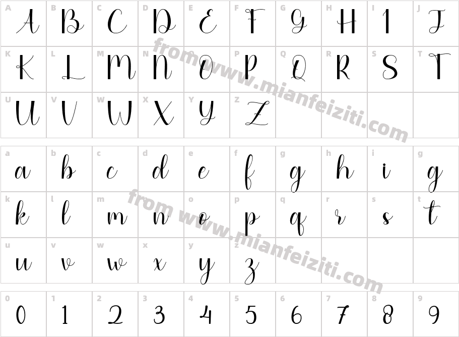 rotterdam字体字体映射图