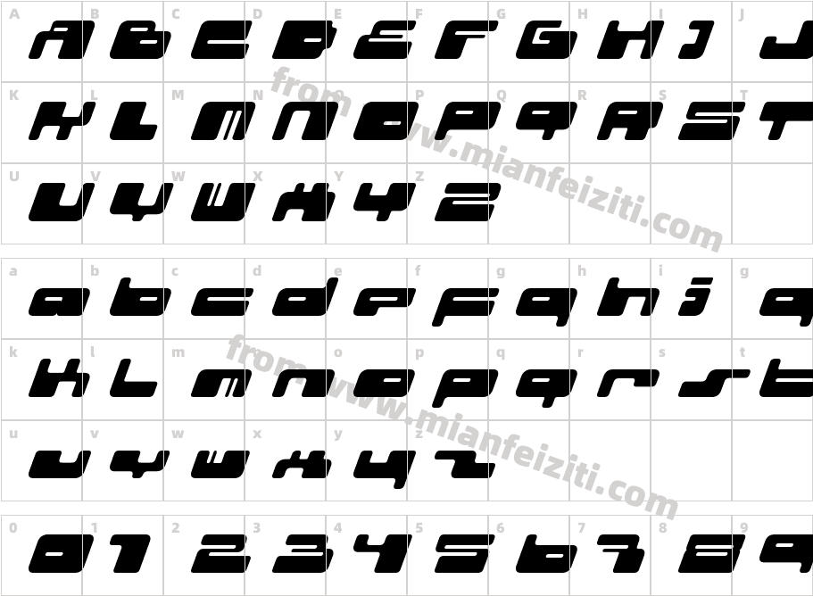 02.10ital fenotype字体字体映射图